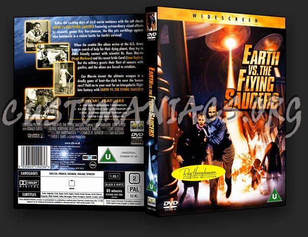 Earth vs. The Flying Saucers dvd cover