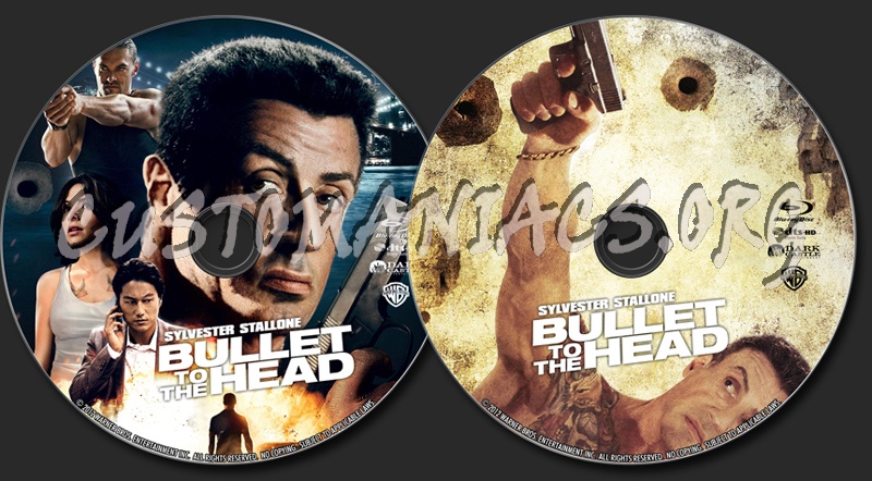 Bullet to the Head blu-ray label
