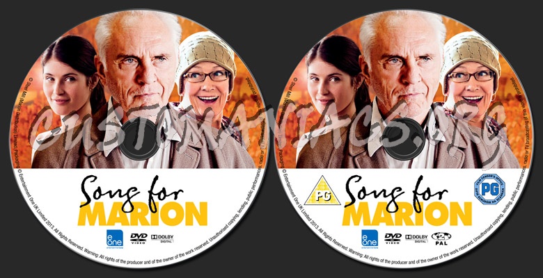 Song for Marion dvd label