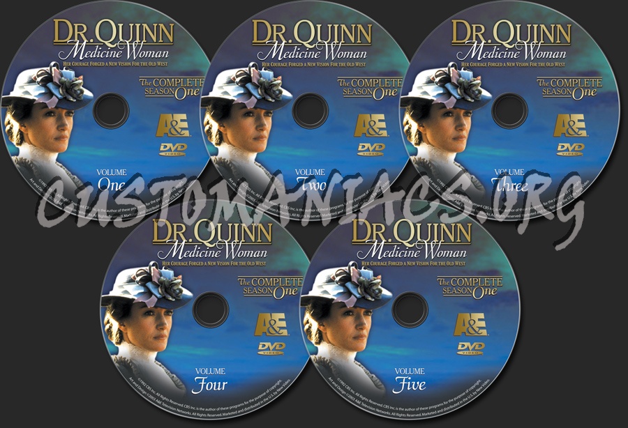 Dr. Quinn Medicine Woman Season 1 dvd label