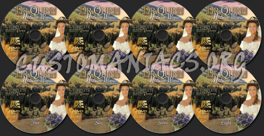 Dr. Quinn Medicine Woman Season 3 dvd label