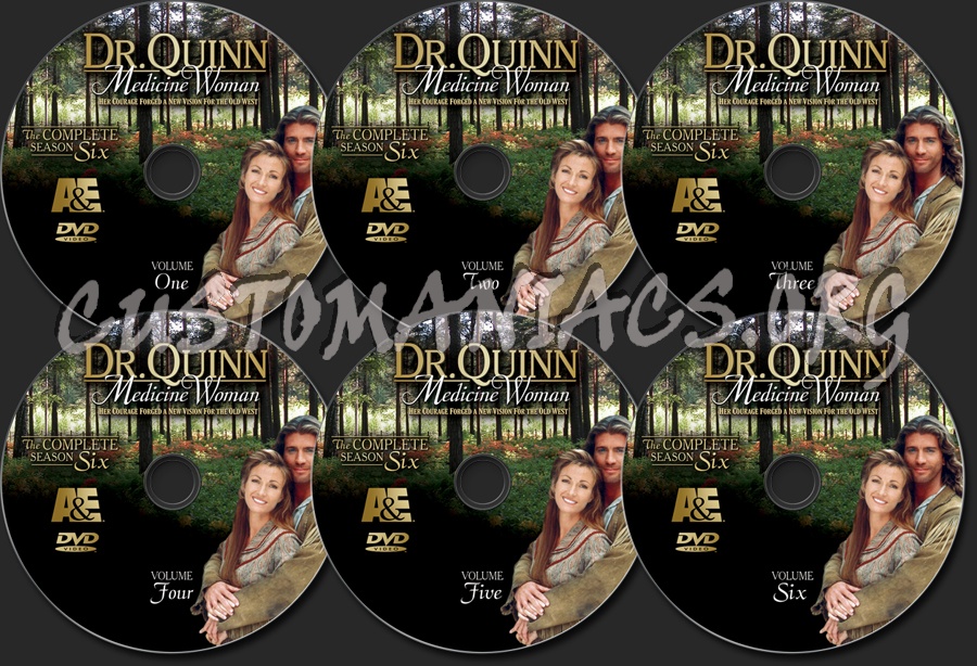 Dr. Quinn Medicine Woman Season 6 dvd label