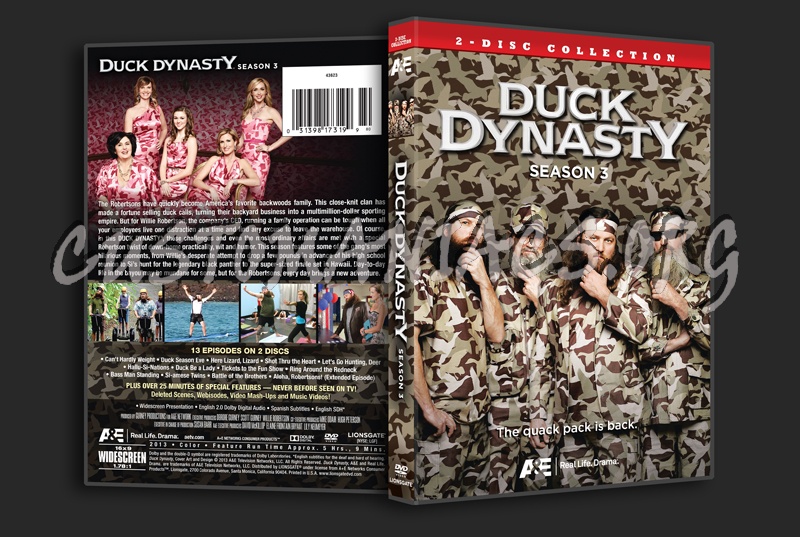 Duck Dynasty Season 3 dvd cover