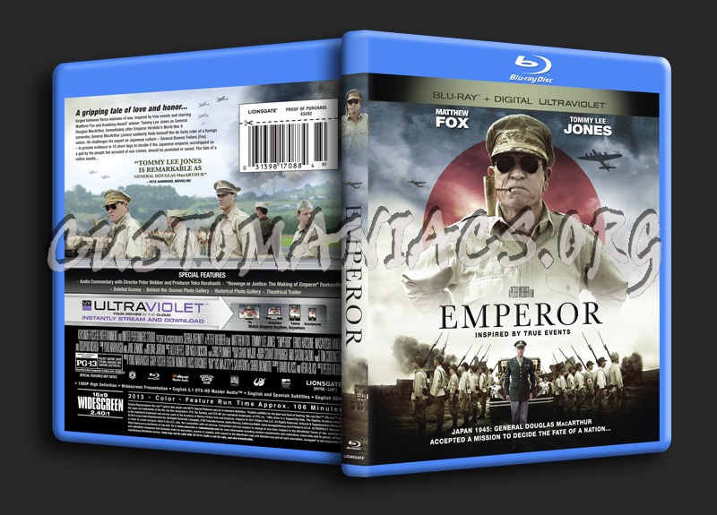 Emperor blu-ray cover
