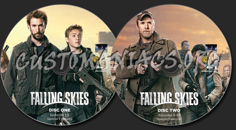 Falling Skies Season 2 blu-ray label