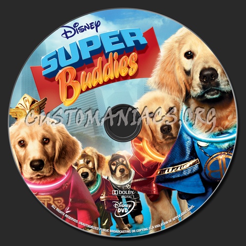 Super Buddies dvd label