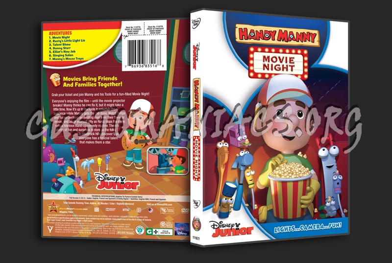 Handy Manny Movie Night dvd cover