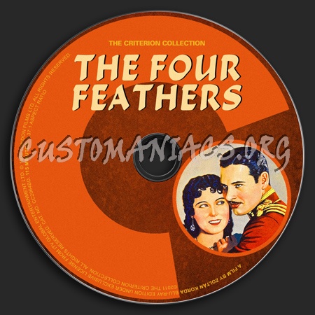 583 - The Four Feathers dvd label