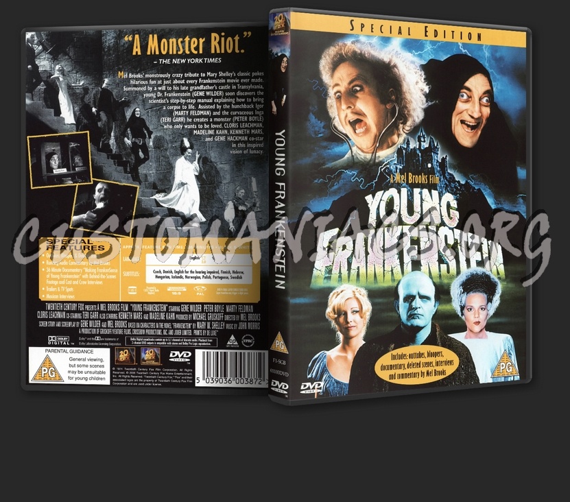 Young Frankenstein dvd cover