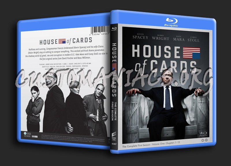 House of Cards Season 1 blu-ray cover