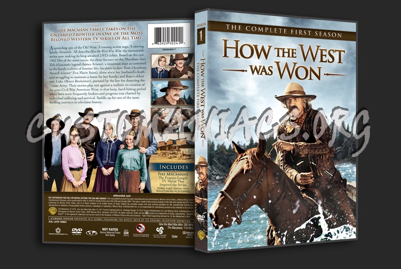 How the West Was Won Season 1 dvd cover