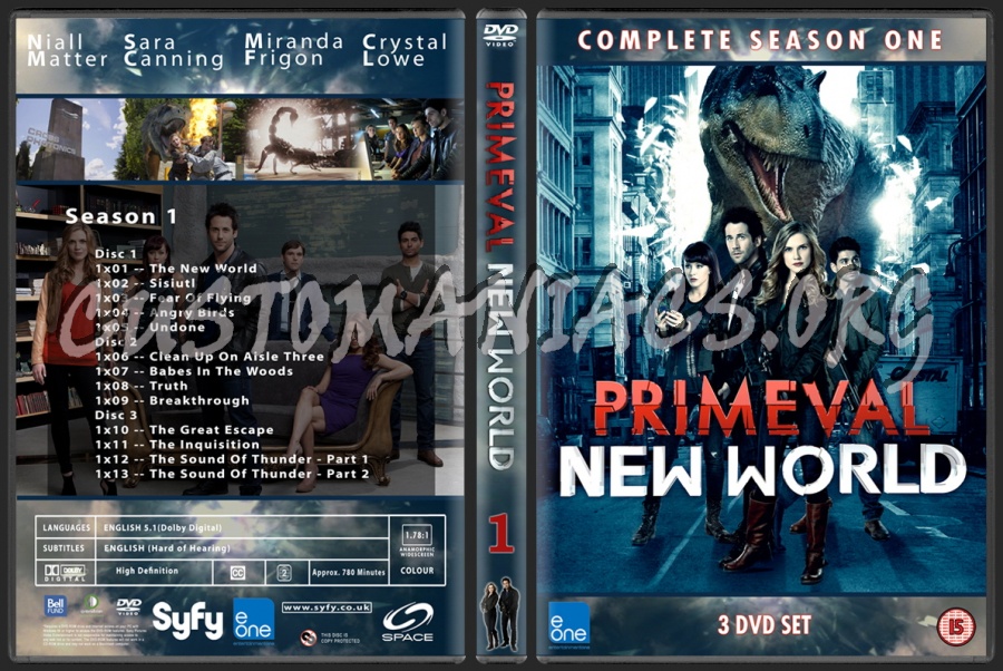 Primeval New World dvd cover