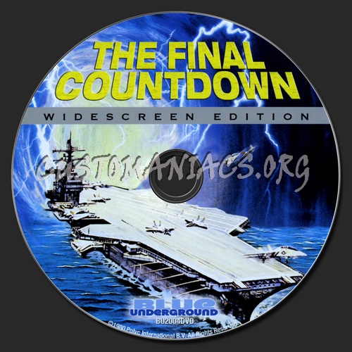 The Final Countdown dvd label