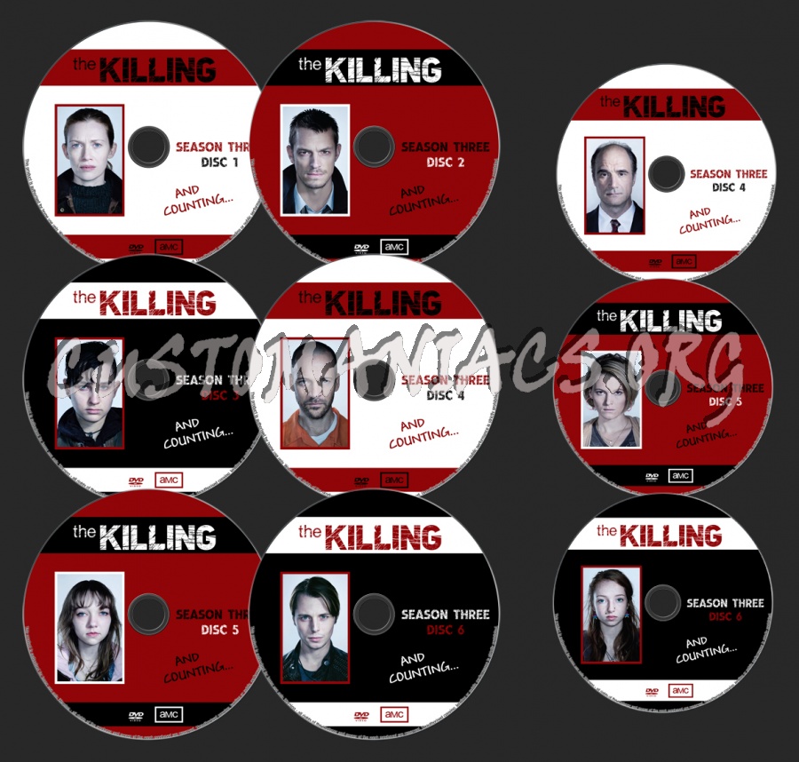 The Killing Season 3 dvd label