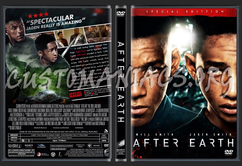 After Earth dvd cover