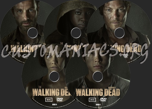 The Walking Dead: Season 3 dvd label
