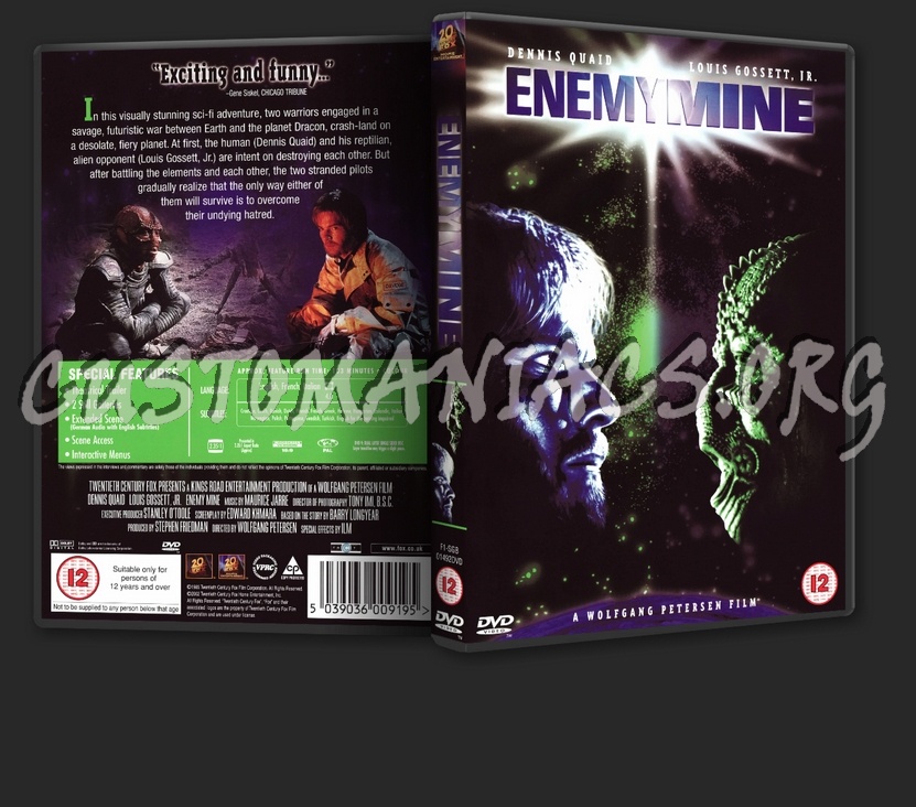 Enemy Mine dvd cover