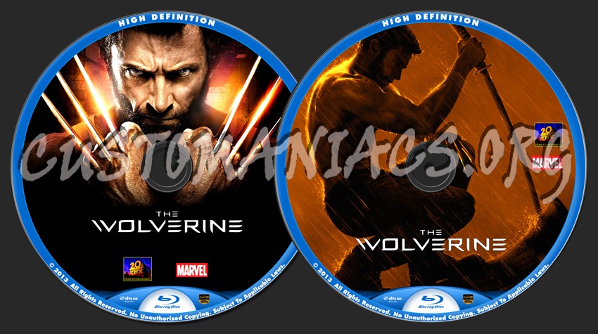 The Wolverine (2013) blu-ray label