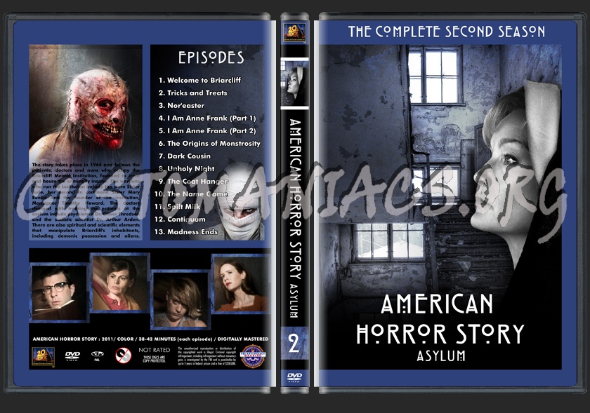 American Horror Story Season 2 dvd cover