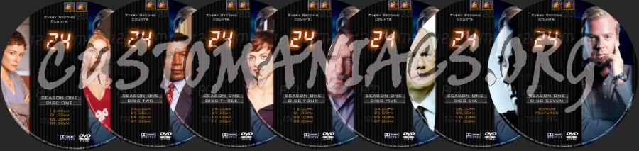 24 Season 1 dvd label
