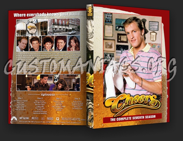 Cheers Custom DVD Cover Set Seasons 5-8 dvd cover