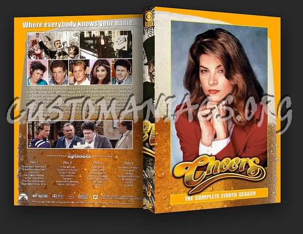 Cheers Custom DVD Cover Set Seasons 5-8 dvd cover