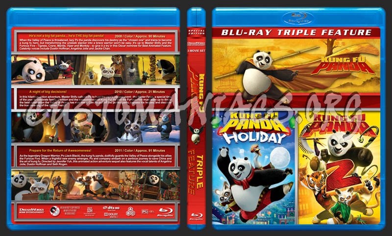 Kung Fu Panda Triple Feature blu-ray cover