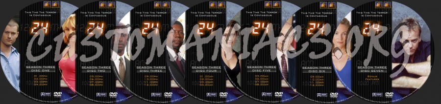 24 Season 3 dvd label