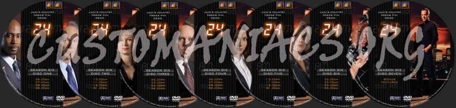 24 Season 6 dvd label