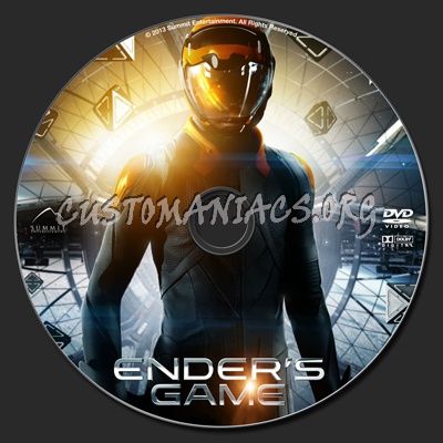 Ender's Game dvd label