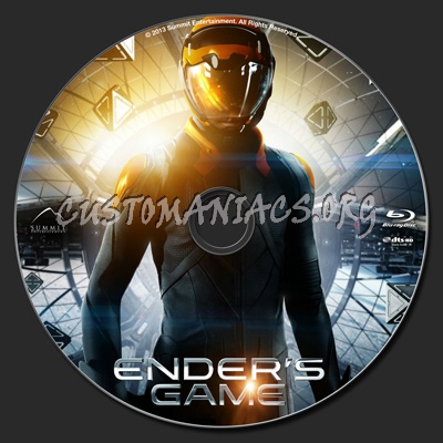 Ender's Game blu-ray label