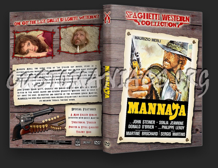 Spaghetti Western Collection - Mannaja (aka A Man Called Blade) dvd cover