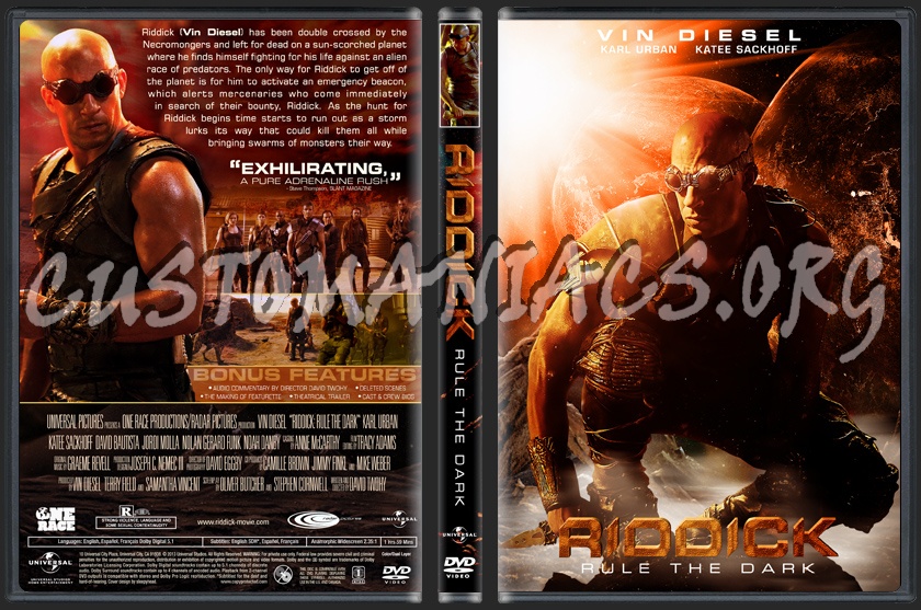 Riddick - Rule The Dark dvd cover