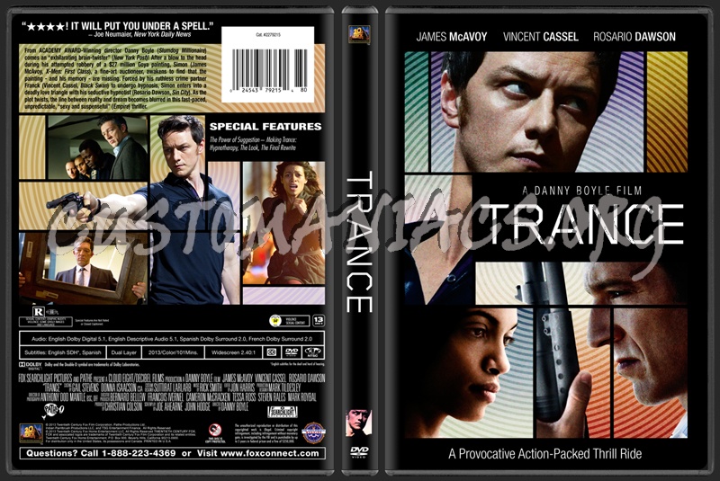 Trance (2013) dvd cover