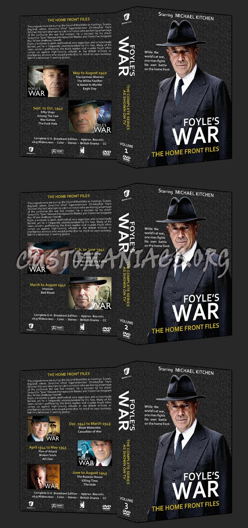 Foyle's War - Complete Collection dvd cover