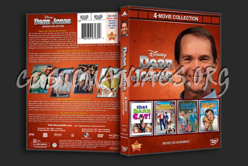 Disney's Dean Jones Collection dvd cover