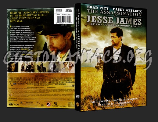 The Assassination Of Jesse James by The Coward Robert Ford dvd cover
