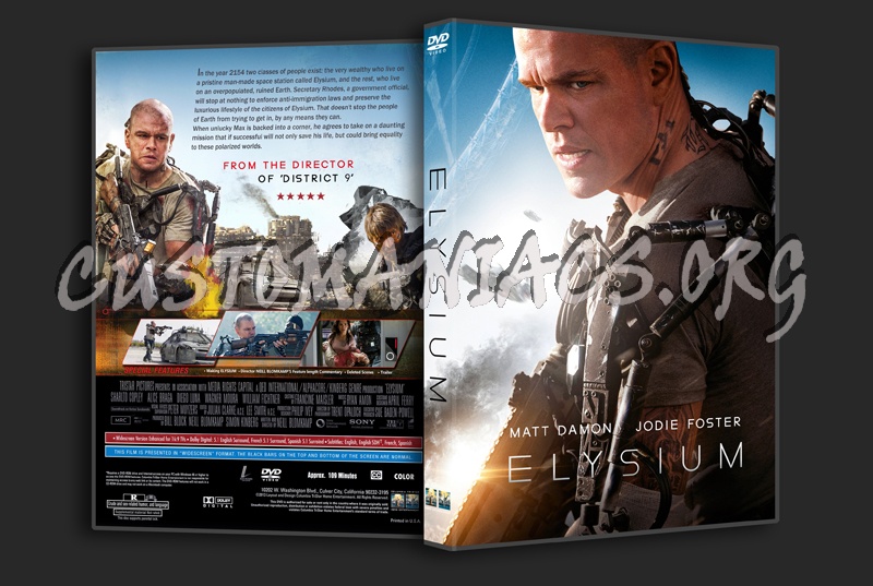 Elysium dvd cover