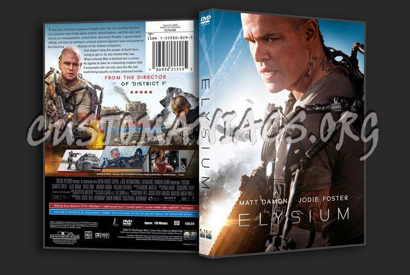 Elysium dvd cover