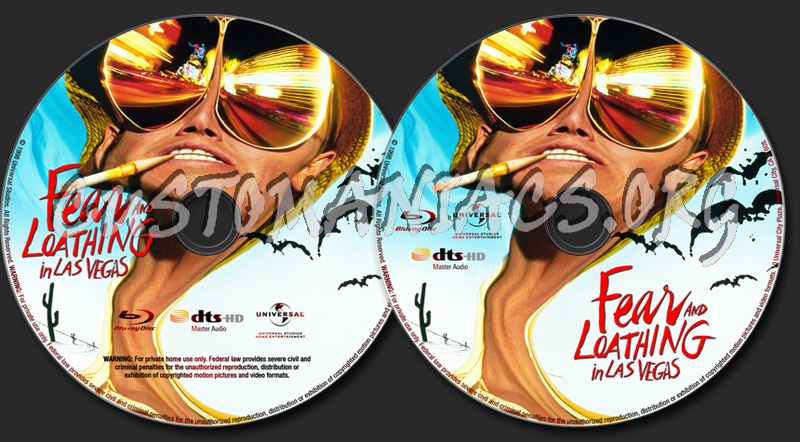 Fear And Loathing In Las Vegas blu-ray label