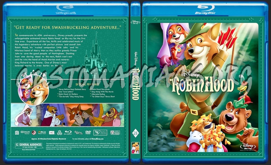 Robin Hood blu-ray cover