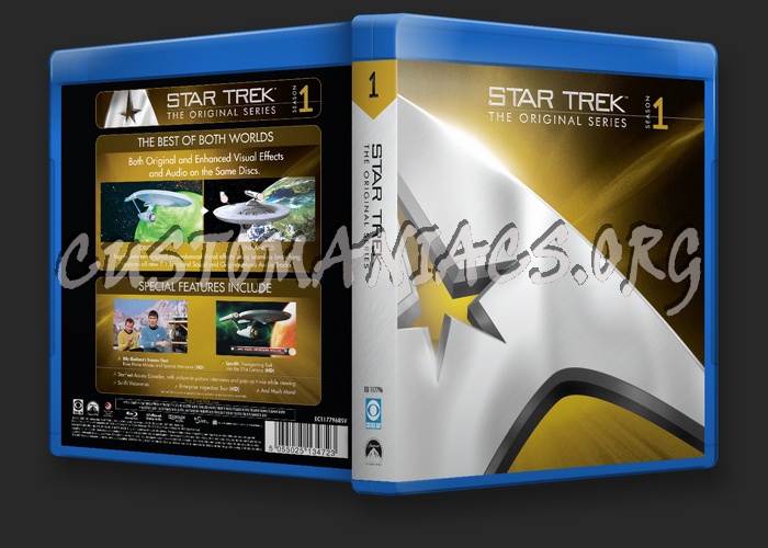 Star Trek The Original Series Season 1 blu-ray cover