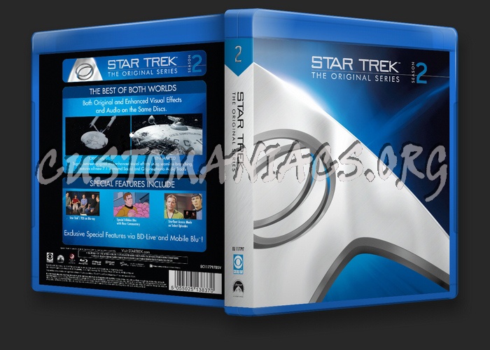 Star Trek The Original Series Season 2 blu-ray cover