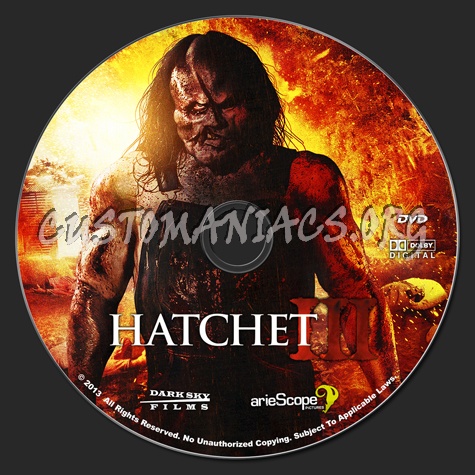 Hatchet III dvd label