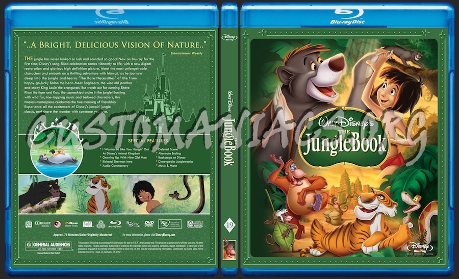 The Jungle Book blu-ray cover