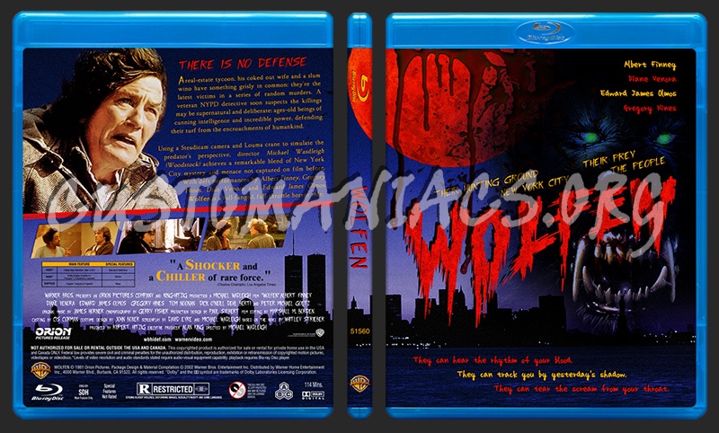 Wolfen blu-ray cover