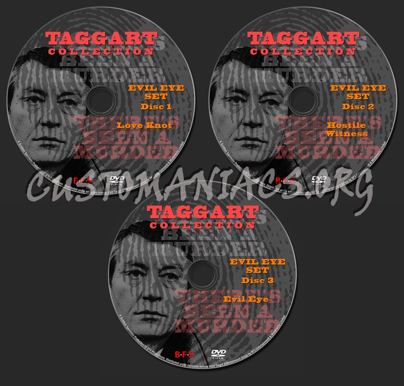 Taggart - Evil Eye Set dvd label