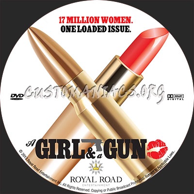 A Girl And A Gun dvd label