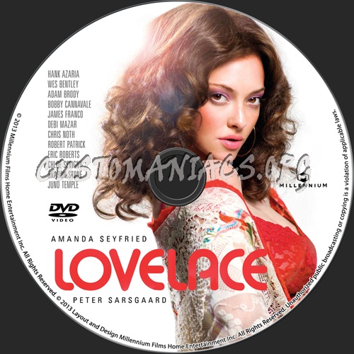 Lovelace dvd label