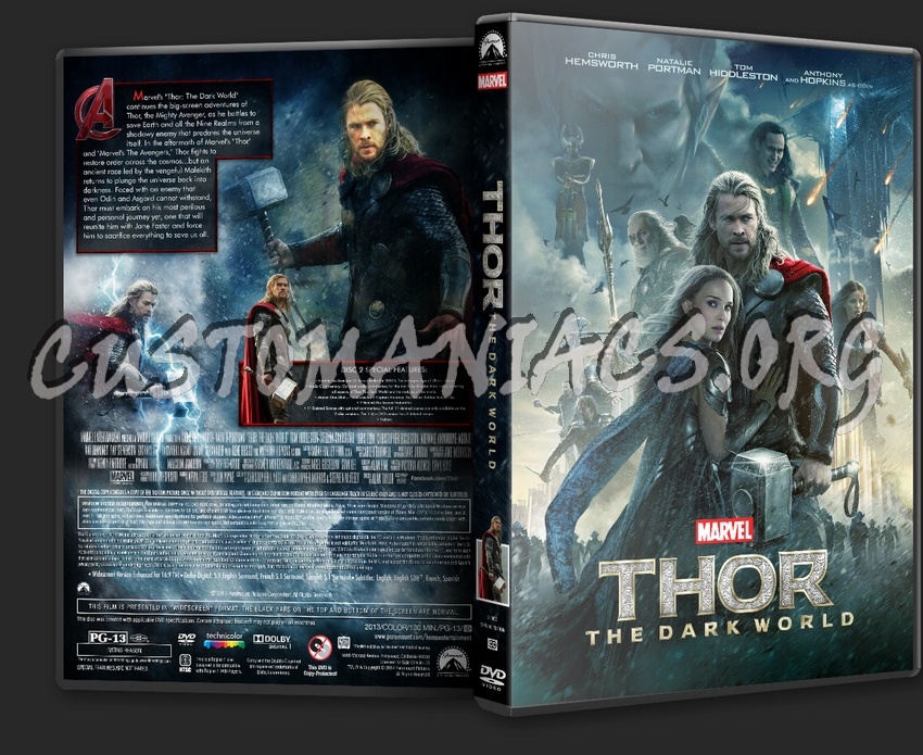 Thor: The Dark World dvd cover